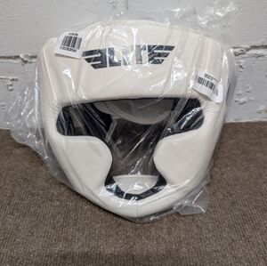 Elite Sports White Boxing Headgear Sparring Safety New in Package
